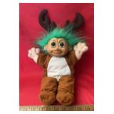"TROLL" COLLECTOR DOLL-APPROX. 14" TALL/GREEN