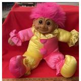 "TROLL" COLLECTOR DOLL-APPROX. 24" TALL/PINK