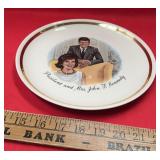 COLLECTOR PLATE-"PRESIDENT & MRS. JOHN F. KENNEDY"