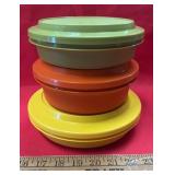 TUPPERWARE-STORAGE BOWL SET