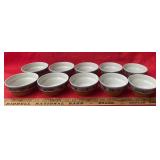 (10)"GOEBEL" 4~INCH BOWL/(1)HAS A SMALL CHIP/W.GER