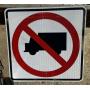 FEDERAL/STATE REGULATORY SIGN-"NO TRUCKS"