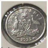 1922 "GREAT BRITIAN" (3-PENCE) COIN (50% SILVER)
