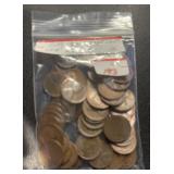 (BAG OF 50) 1940-58-P&D LINCOLN WHEAT BACK CENTS