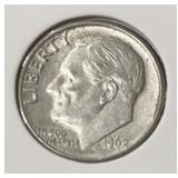 1962-D ROOSEVELT DIME (90% SILVER)