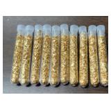 (BAG OF 10) "TUBES" OF GOLD FLAKE