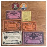 (8) COLLECTIBLE PAPER ITEMS-ASSORTED