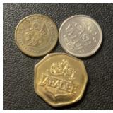 (BAG OF 3) "DIFFERENT" TOKENS ***(1)CRUISE SHIP ~
