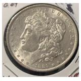 1889 MORGAN SILVER DOLLAR (90% SILVER)