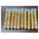 (BAG OF 10) "TUBES" OF GOLD FLAKE