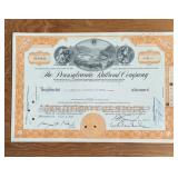 RAILROAD STOCK CERTIFICATE-"PENNSYLVANIA RAILROAD"