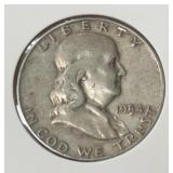 1954-D FRANKLIN HALF DOLLAR (90% SILVER)