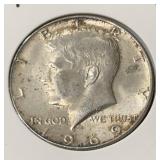 1969-D KENNEDY HALF DOLLAR (40% SILVER)