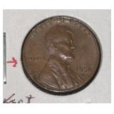 1959-D LINCOLN CENT ***CLOGGED "B" IN LIBERTY***