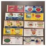 (10)VINTAGE CAN LABELS-ASSORTED/"1920