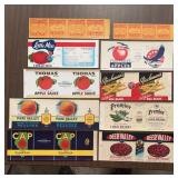 (10)VINTAGE Can LABELS-ASSORTED/"1920-1960"