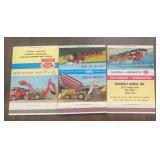 (3)VINTAGE "SALESMAN: SAMPLE MATCH BOOKS-"1950