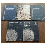(5) "EMPTY" COIN BOOKS
