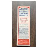 (10 COUNT) VINATGE "PHARMACY" BOTTLE LABEL-"DR. BL