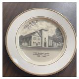 VINTAGE "CHURCH" PLATE-"GREENCASTLE, INDIANA"