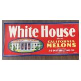 (5 COUNT) VINTAGE CRATE LABEL-"WHITE HOUSE"