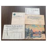 (5)VINTAGE "PAPER" ITEMS-"1882-1940"