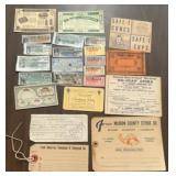 (23)VINTAGE PAPER RELATED ITEMS-CHECK OUT THE PIC