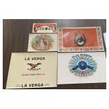 (5)VINTAGE "CIGAR BOX" LABELS-"1940-1960"