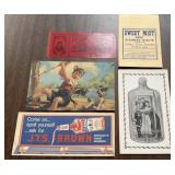 (5)VINTAGE PAPER ITEMS-"1920