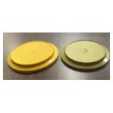 (2)"TUPPERWARE" LIDS-ASSORTED