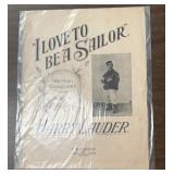 MUSIC BOOKLET/MAGAZINE-"I LOVE TO BE A SAILOR"