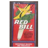 (25 COUNT) CRATE LABEL-"RED BILL"