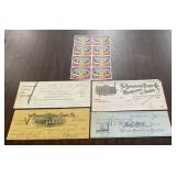 (5)VINTAGE "PAPER ADVERTISING" ITEMS-"1903-1930"