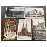 (5)VINTAGE POSTCARDS-"1920