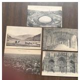 (5)VINTAGE "FRANCE"POSTCARDS-CIRCA. "1920"