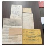(5)VINTAGE PAPER ITEMS-"1945-1947"
