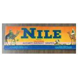 (9 COUNT) VINTAGE CRATE LABEL-"NILE"