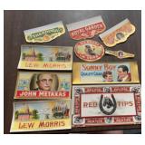 (10)VINTAGE CIGAR BOX LABELS-"1900-1945"