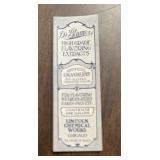 (10 COUNT) VINTAGE "PHARMACY BOTTLE" LABEL-"DR.BLU