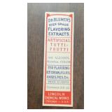 (10 COUNT) VINTAGE "PHARMACY BOTTLE" LABEL-"DR.BLU