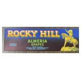 (5 COUNT) VINTAGE CRATE LABEL-"ROCKY HILL"