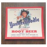(5 COUNT) CINTAGE BOTTLE LABEL-"YANKEE DOODLE"