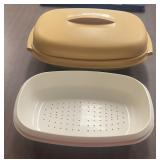 "TUPPERWARE" ITEM-STRAINER DISH-CHECK IT OUT