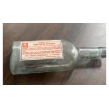 VINTAGE PHARMACY BOTTLE W/LABEL