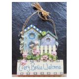 HOME/GARDEN DECOR-"EVERY BIRDIE WELCOME"