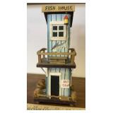 HOME/GARDEN DECOR-"FISH HOUSE"