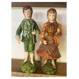 COLLECTIBLE FIGURES-"GENTLEMAN & LADY"