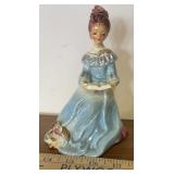 "JOSEF ORIGINALS" FIGURE-"BLUE DRESS"