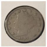 1907 LIBERTY V-NICKEL (GOOD-6)