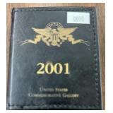 "2001" "STATEHOOD QUARTERS W/BOOK-**5-COINS**